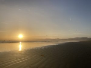 Strand von New South Brighton am 1.1.2023