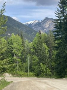 Blick auf die Rocky Mountains
