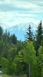 Blick auf die Rocky Mountains