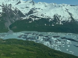 Eis vom Gletscher im Gletschersee